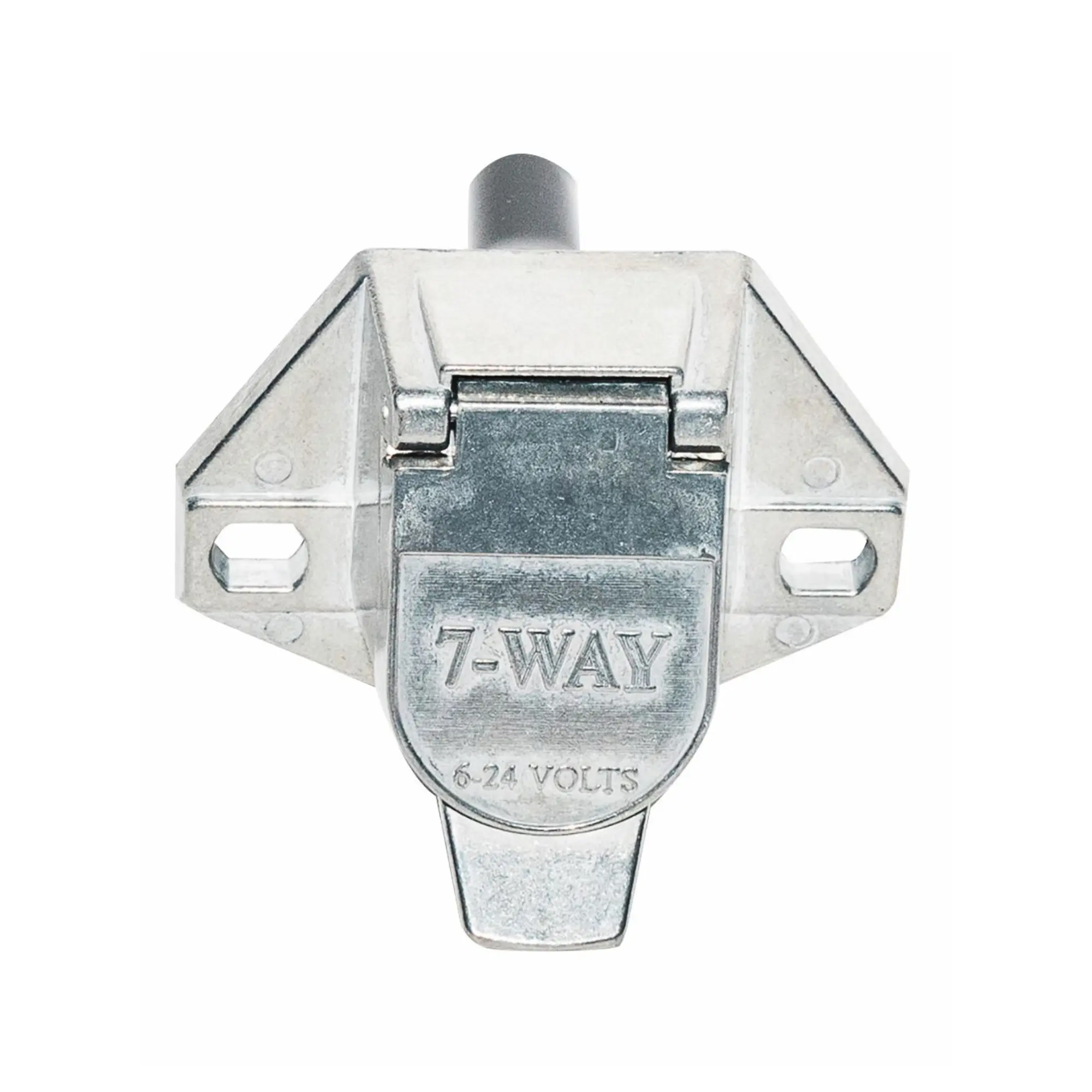 7-Way, Socket, Self Wire, Zinc Metal, w/Boot