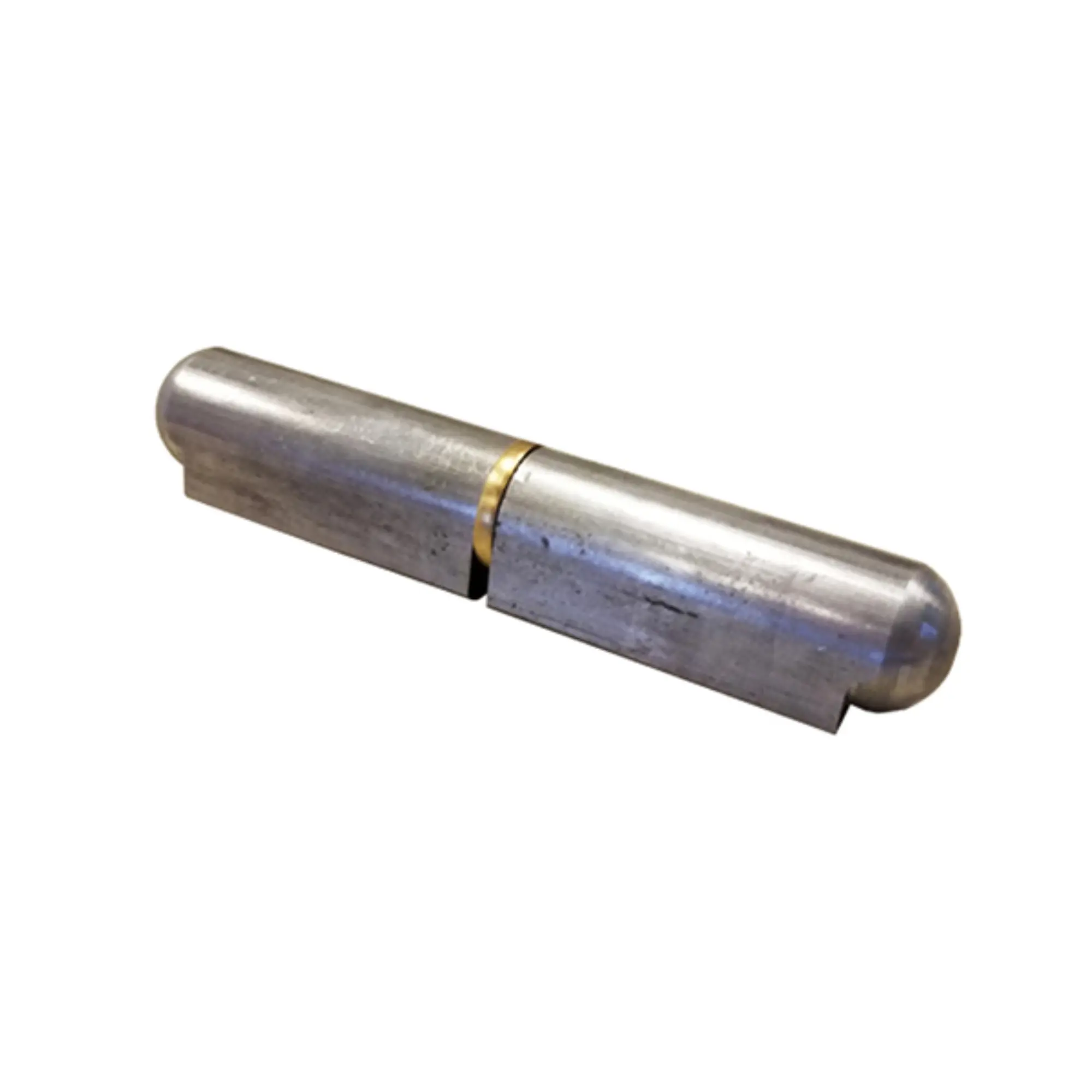 Bullet Hinge, Steel Body, Brass Pin and Bushing, No Grease Zerk, 7"