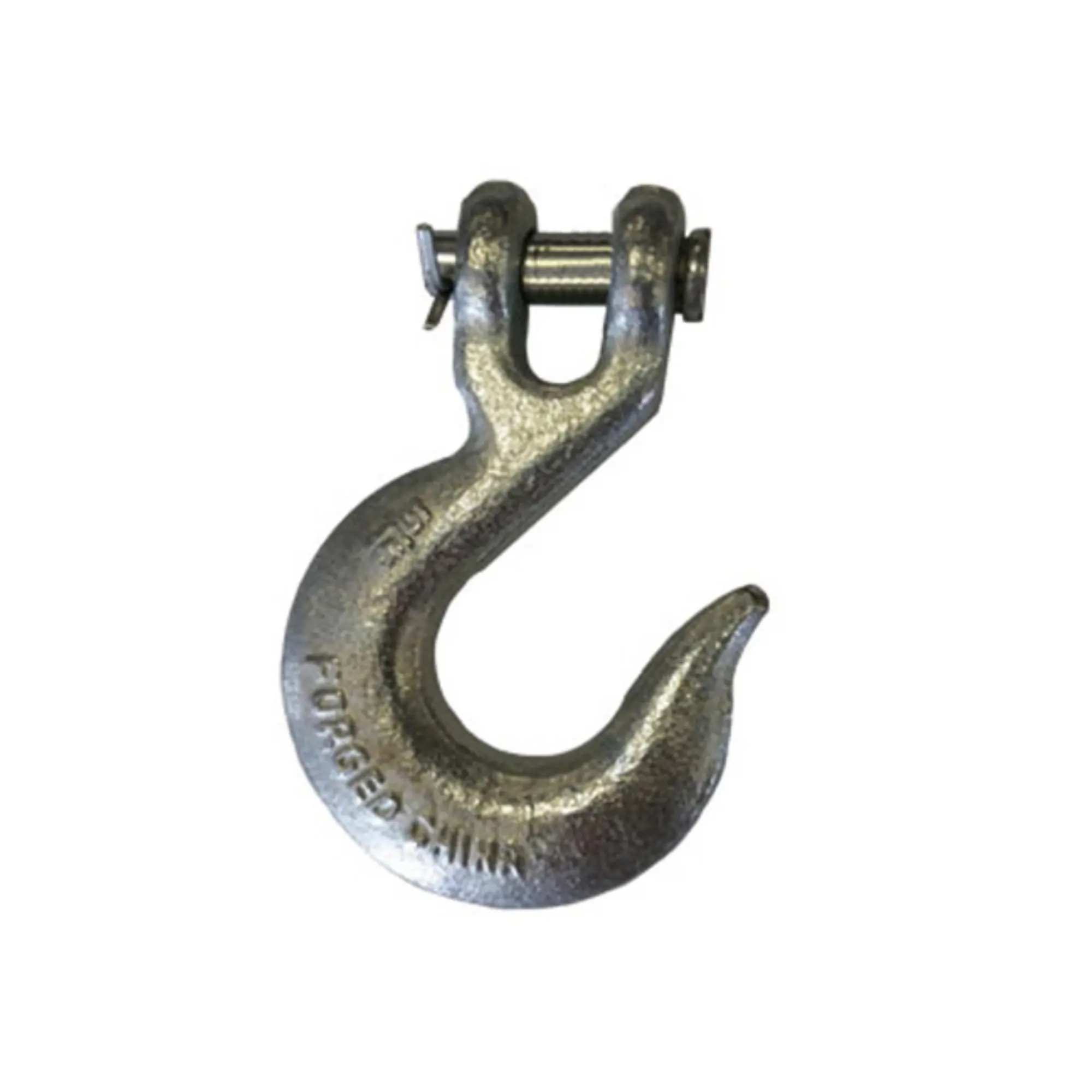Clevis Slip Hook, Grade 43, 5/16", No Chain, No Latch