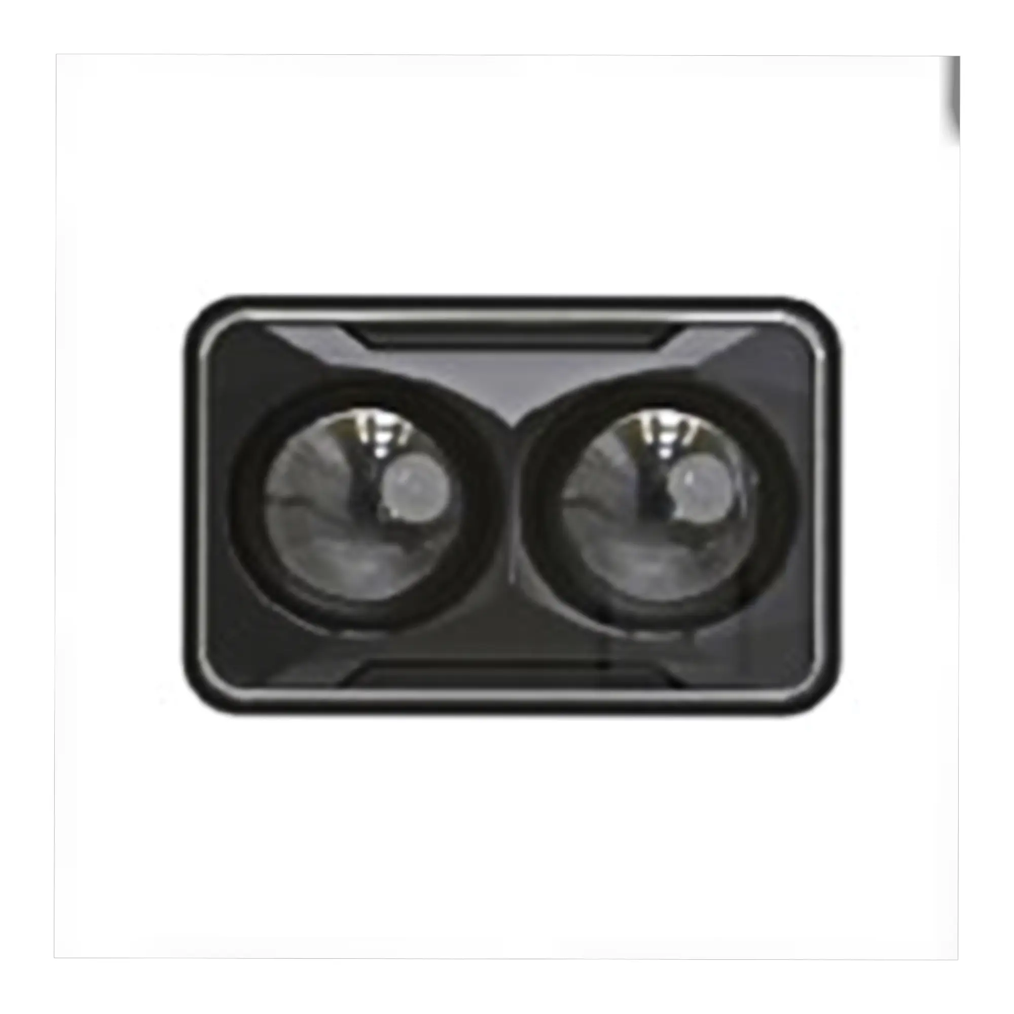 Head Lamp, LED, High Beam 4 x 6 Black