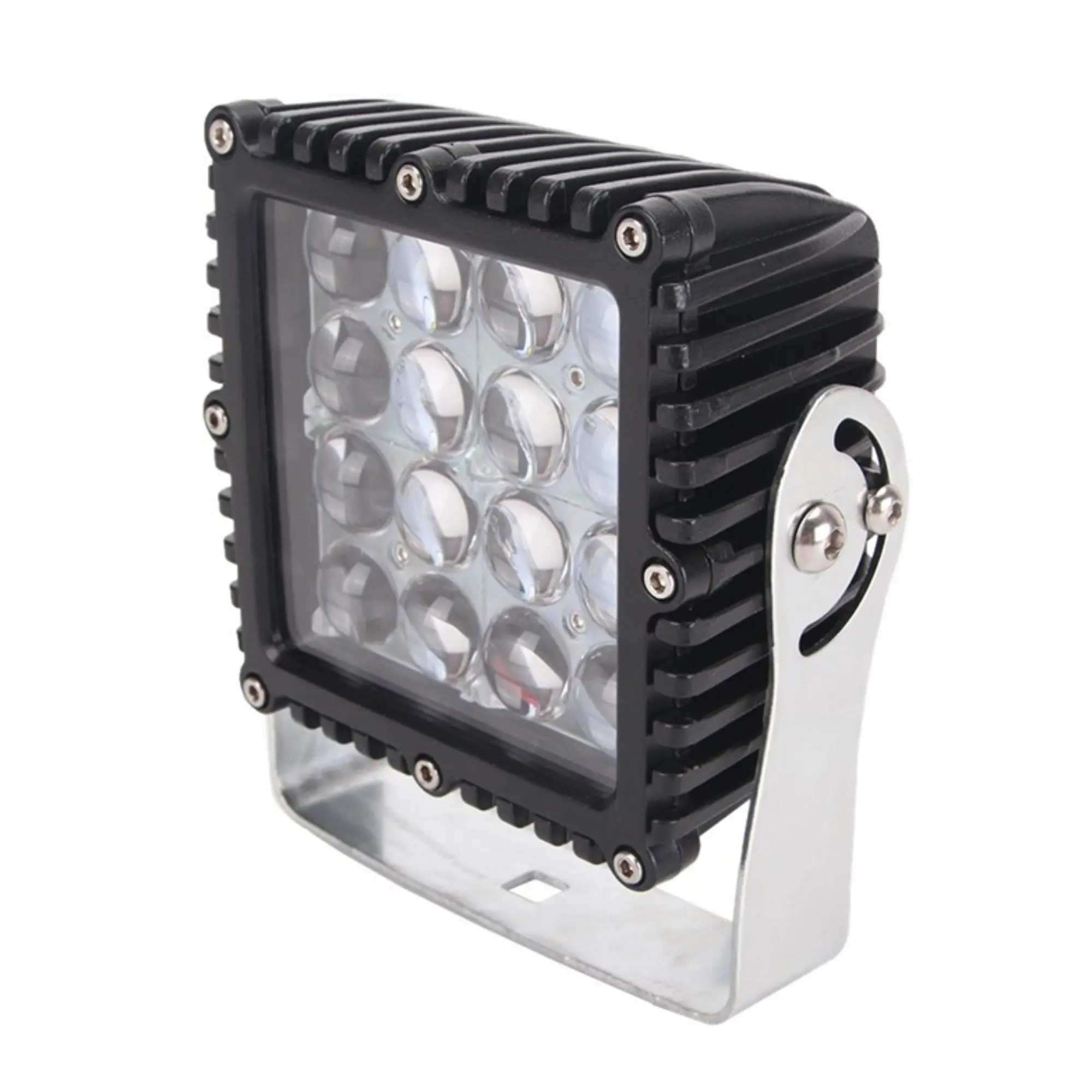 LED 5.5” Square Work Lamp, Quad Row, 72W, 5000lm