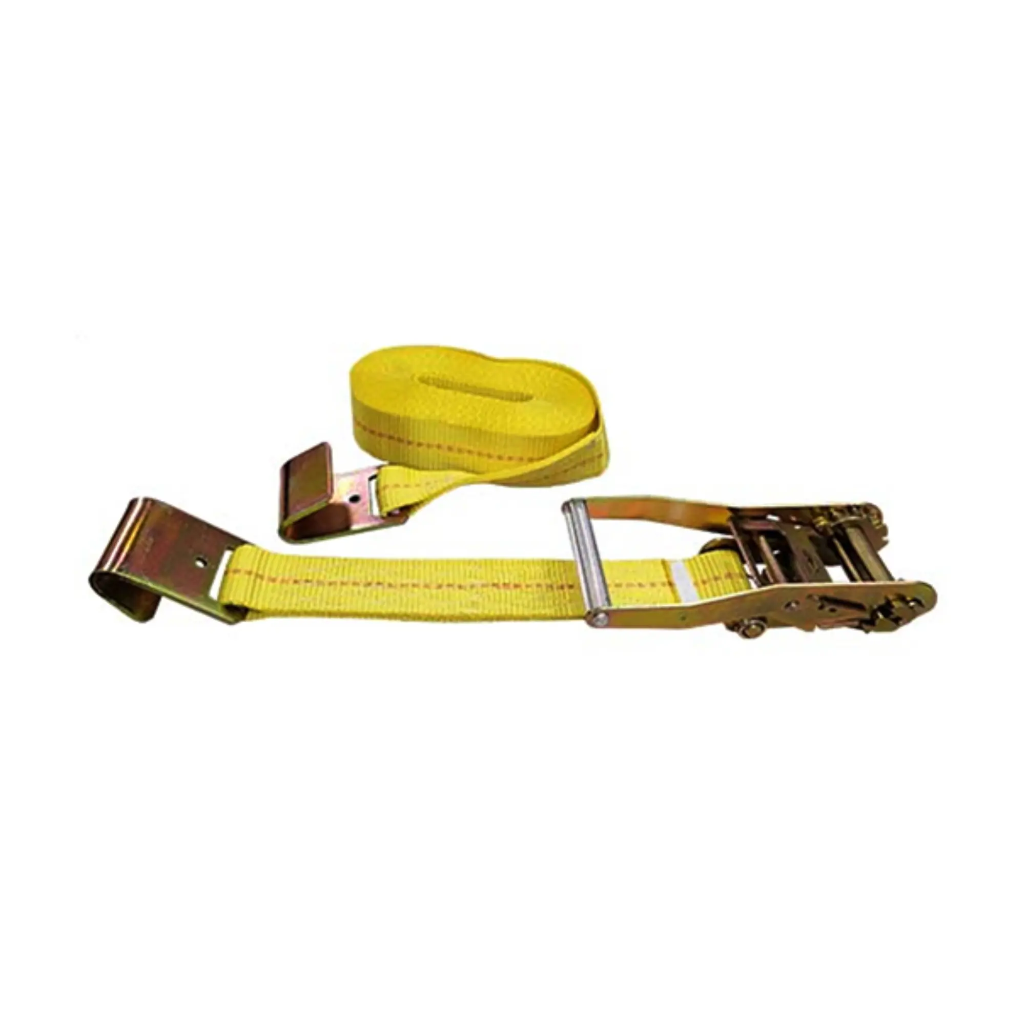 Ratchet Tie-Down Straps Flat Hooks, 2" x 27'