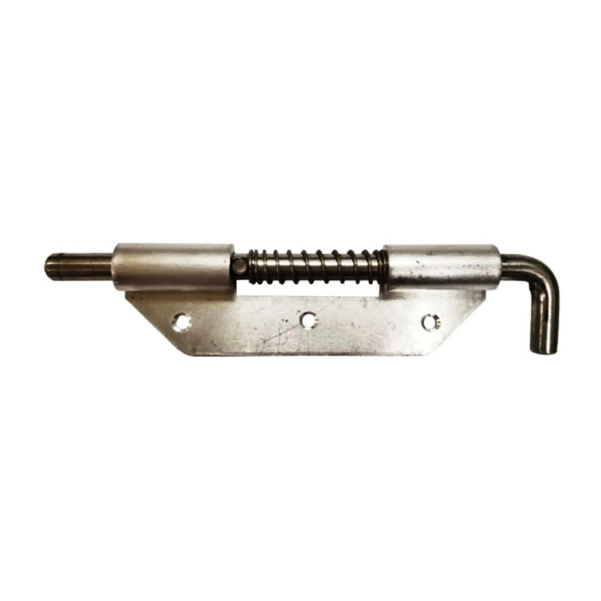 Spring Bolt Latch, Aluminium Base, 7" x 1-5/8", Right