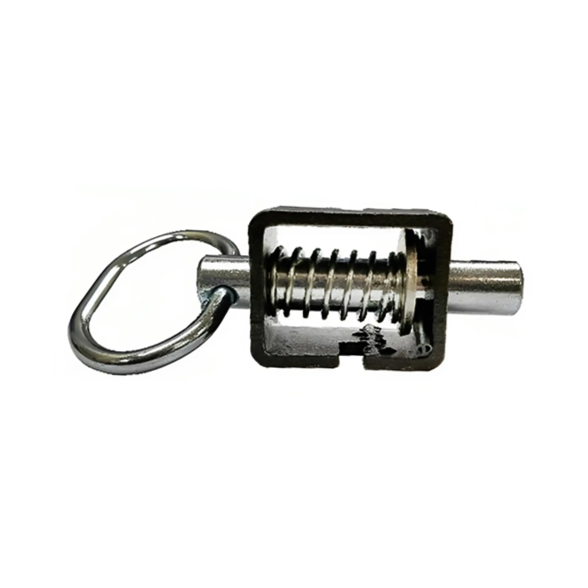 Spring Latch with Welded Plate, 5/8"