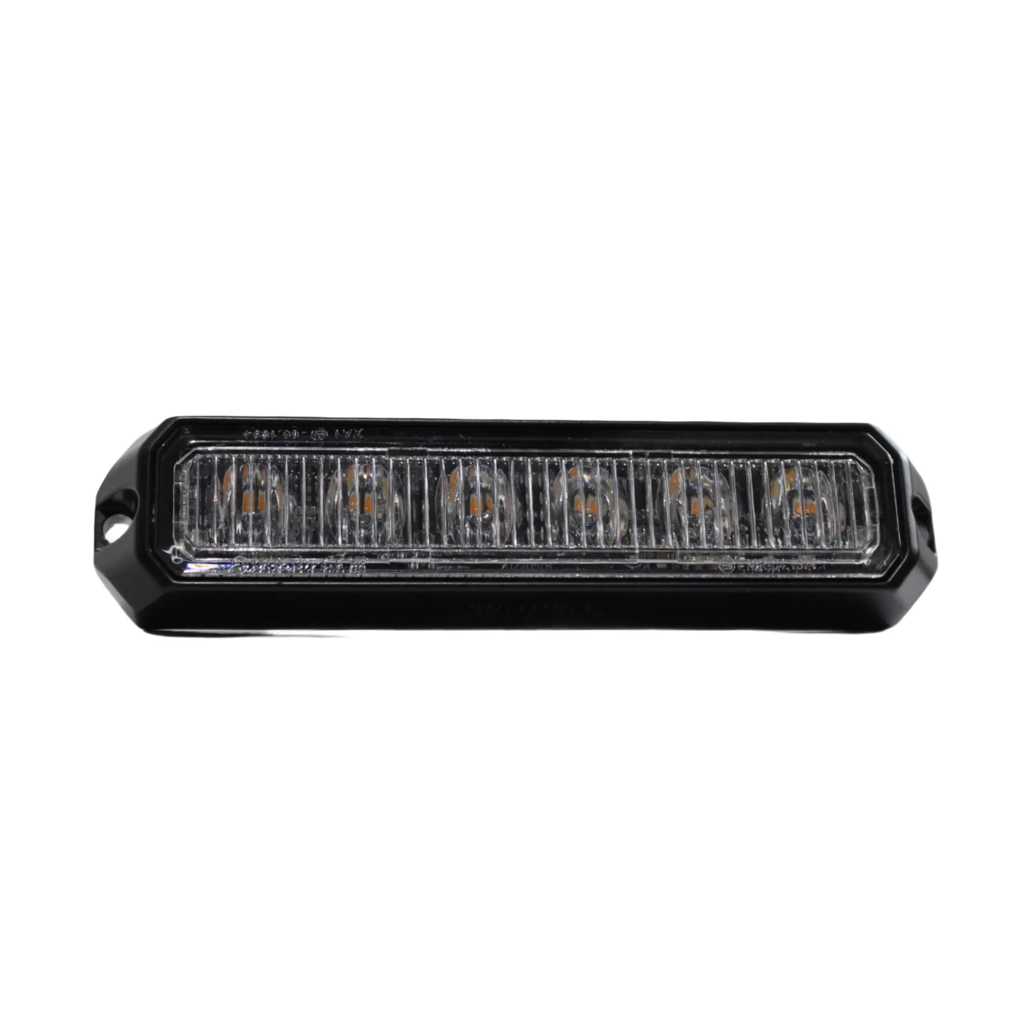 Strobe Light, 6 LED, Directional, Blue/White, 18 Flash Patterns