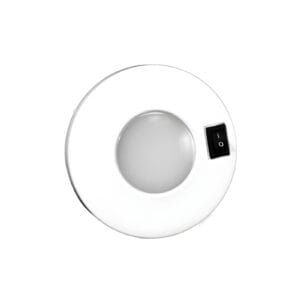 Down Light, 3" Recessed, Plastic with Switch, 3100K White