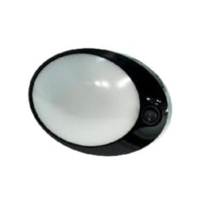 Type I Pancake Light, Single w/ Switch, Neutral White, Black Base