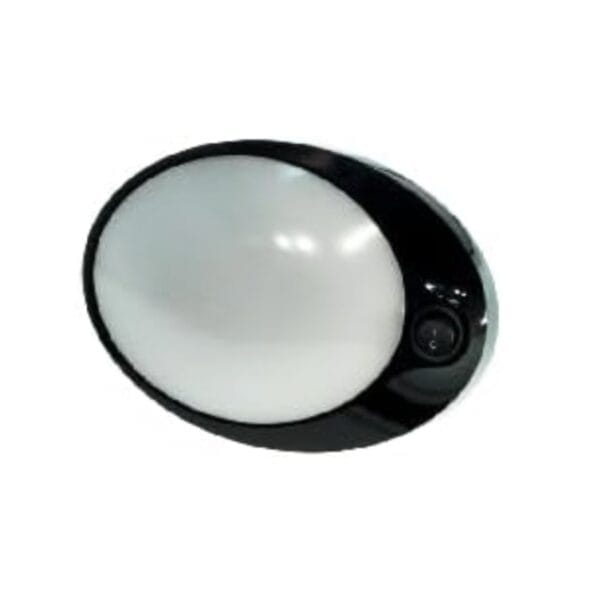 Type I Pancake Light, Single w/ Switch, Neutral White, Black Base