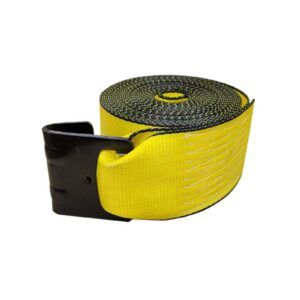 Winch Strap With Flat Hooks, 4" x 30'