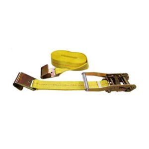 Ratchet Tie-Down Straps Double J Hooks, 2" x 27'