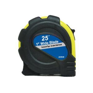 Tape Measure No Magnet - Rubber Coated 25' x 1"