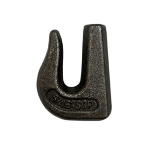 Weld On Grab Hooks-Grade 43 - 3/8" (L x W x H) 2-3/8" x 3/4" x 3"