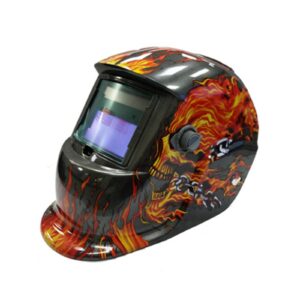 Auto-Darkening Welding Helmets - Skull and Flames