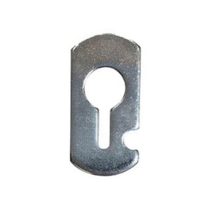 Key Hole Chain Keeper With Notch, 3" x 1-1/2"