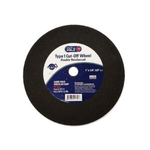 Type 1 Portable Circular Saw Wheels, Double Reinforced 7" x 1/8" x 5/8"