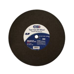 Type 1 High Speed Cut-off for Portable Gas Saws, Double Reinforced 14" x 1/8"(5/32) x 20mm