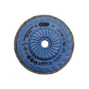 Trimmable Type 27 Zirconia Flap Discs 4.5", Grit 120, High Density