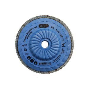 Trimmable Type 29 Zirconia Flap Discs 4.5", Grit 60, High Density