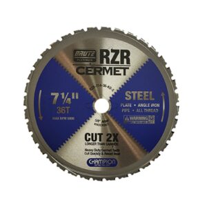 RZR Cernet Steel Blade 7-1/4" x 5/8", 36 Teeth