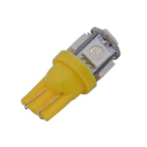 Bulb, LED, 194/168/175/2825, T10 Wedge Base, Amber