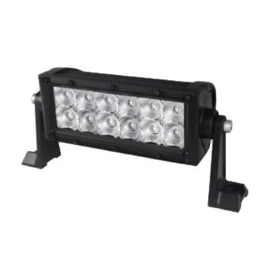 Light Bar, Double Row, 7.5”, Chrome, 3W, Phillips LED, Combo Beam, 2640lm