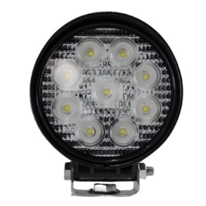 LED 4” Round Work Lamp, Flood, 27W, 2300lm