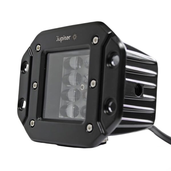 POD Light, 3” Square, 6D Lensing, Flange Mount, 24W