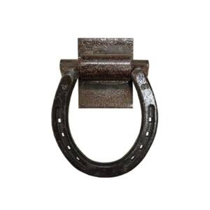 Horseshoe Stall Tie-Down, 4-3/8" x 6" x 1-1/4"