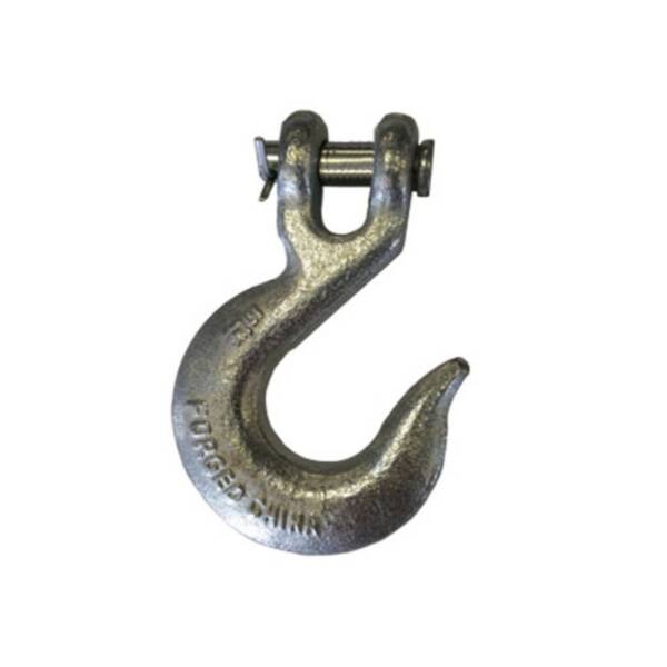 Clevis Slip Hook, Grade 43, 5/16", No Chain, No Latch