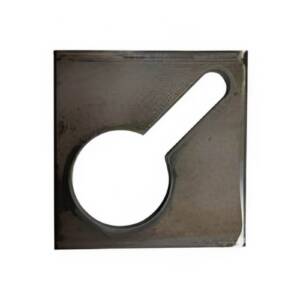 Square Key Hole Chain Keeper, 2-1/2" x 2-1/2"