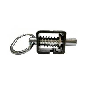 Spring Latch with Welded Plate, 5/8"