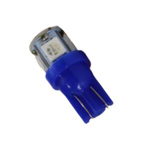 Bulb, LED, 194/168/175/2825, T10 Wedge Base, Blue