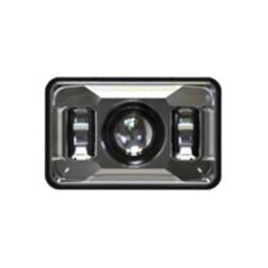 Head Lamp, LED, Low Beam 4 x 6 Chrome