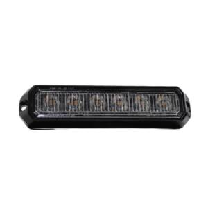 Strobe Light, 6 LED, Directional, Blue/Red, 18 Flash Patterns