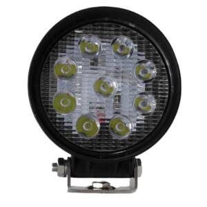 LED 4” Round Work Lamp, Spot, Flip Chip, 27W, 1800lm