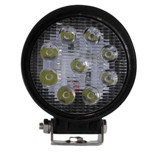 LED 4” Round Work Lamp, Spot, Flip Chip, 27W, 1800lm