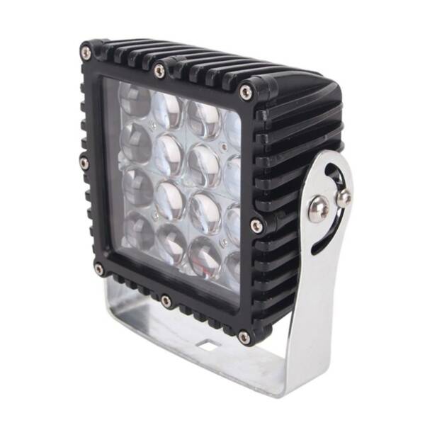 LED 5.5” Square Work Lamp, Quad Row, 72W, 5000lm