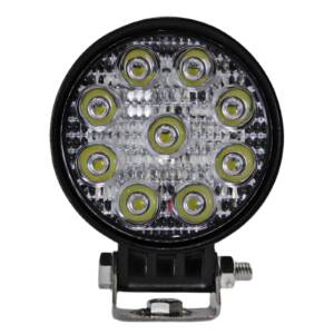 LED 3.5” Round Work Lamp, Spot, 27W, 10-30VDC, Aluminum Housing, 2322lm