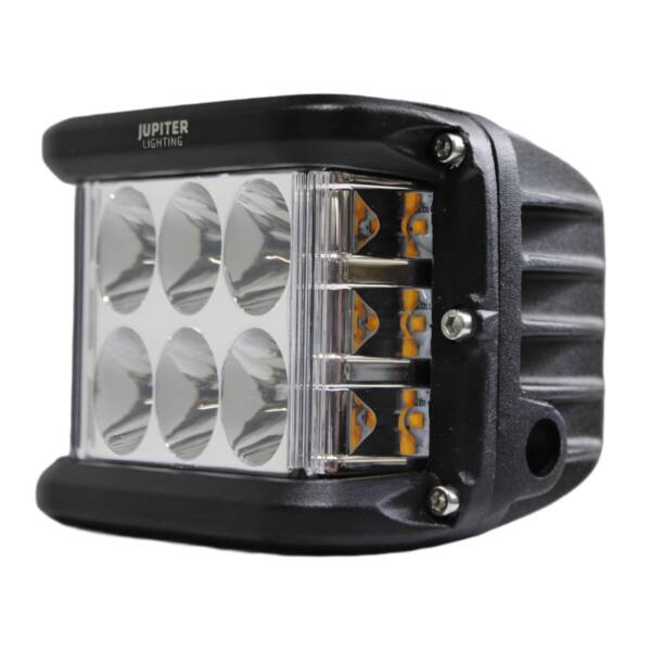 POD Light, LED, White/Amber Strobe, 6 LED - Image 2