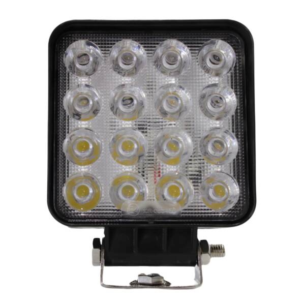 LED 5” Square Work Lamp, Spot, 48W, 1400lm