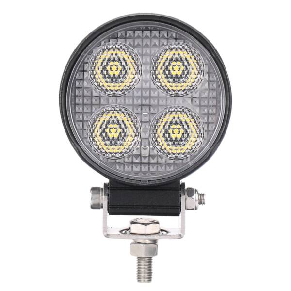 LED 3” Round Work Lamp, Flood, 29-32W, Temperature Control Tech, 2500lm