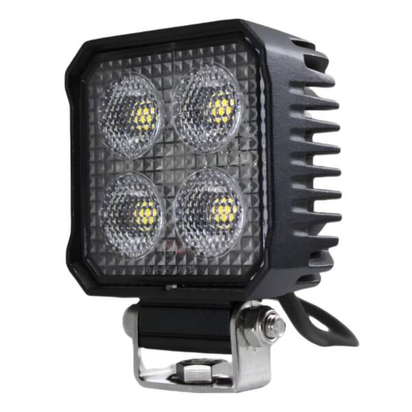 LED 3” Square Work Lamp, Flood, 29-32W, Temperature Control Tech, 2500lm - Image 2