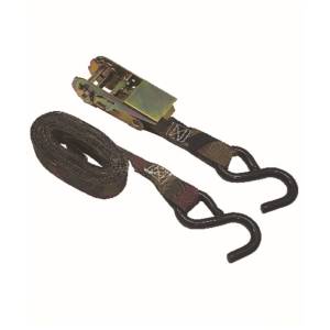 Ratchet Tie-Down Straps "S" Hooks, 1" x 12', Camo