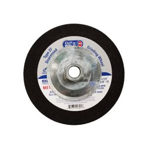 CNW-T27 Grinding Wheel With Dual Grit 6" x 1/4" x 5/8"-11, With Hub