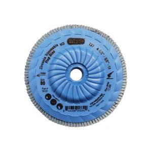 Trimmable Type 27 Zirconia Flap Discs 4.5", Grit 80, High Density
