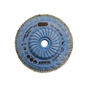 Trimmable Type 29 Zirconia Flap Discs 4.5", Grit 40, Standard Density
