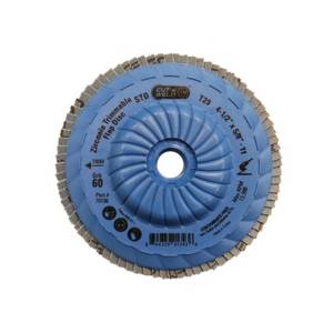 Trimmable Type 29 Zirconia Flap Discs 4.5", Grit 60, Standard Density